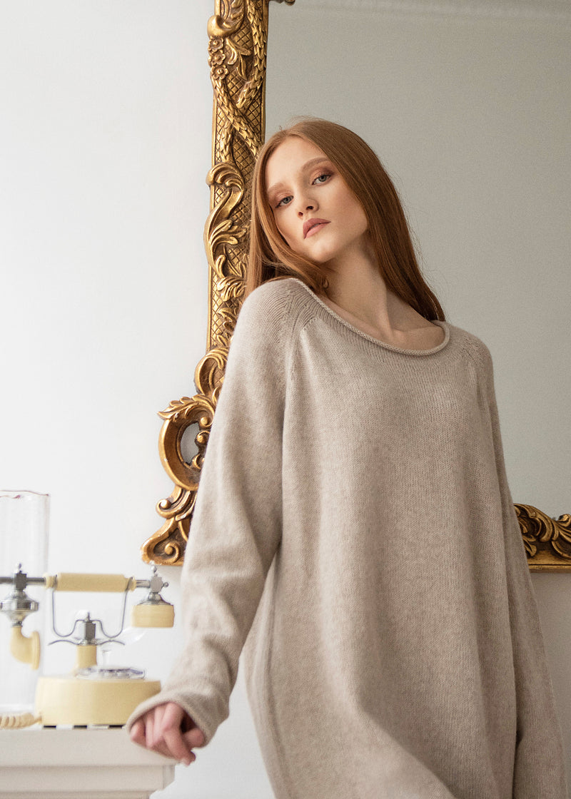 100% Cashmere Sweater Dress trikicashmere 100% Cashmere Sweater Dress trikicashmere