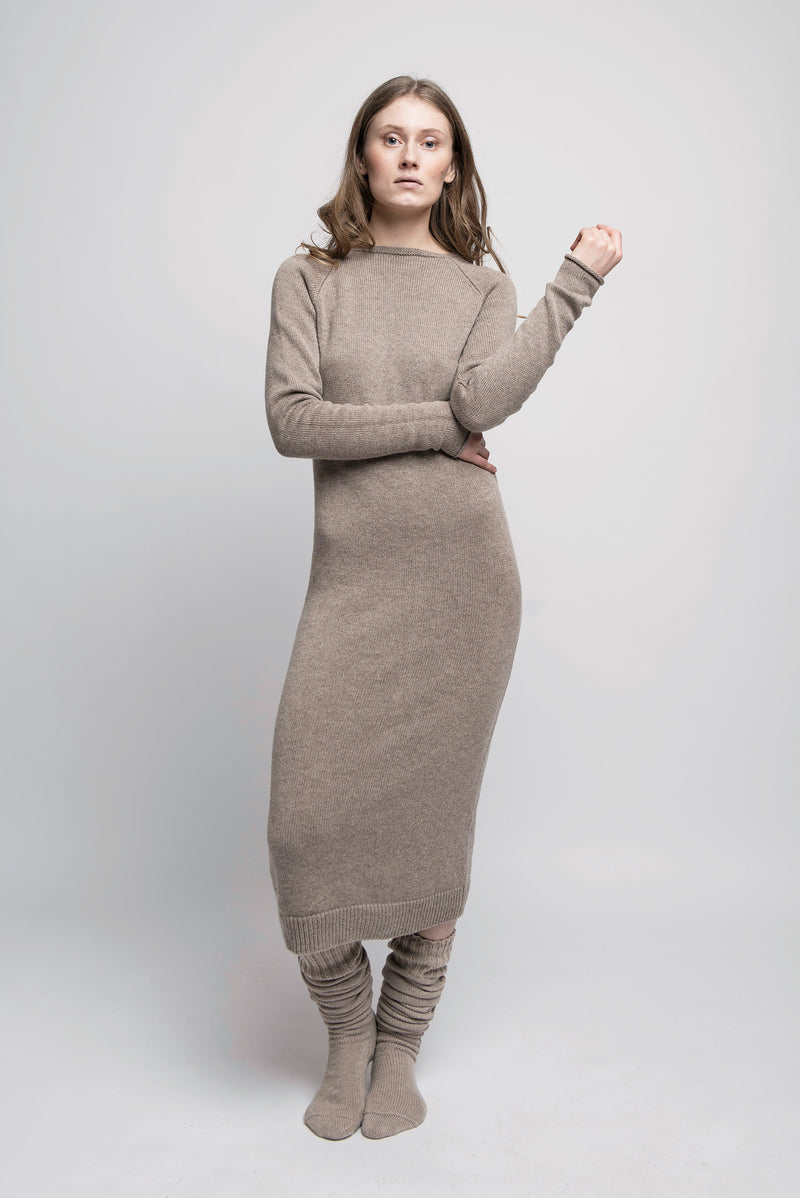long sweater dress 100% Cashmere Long Sweater Dress – trikicashmere