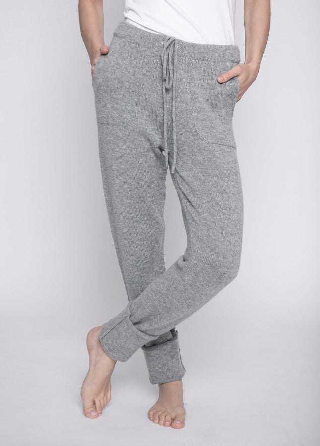 Cozy Earth Knitted Joggers Women Merino Wool And Cashmere Joggers