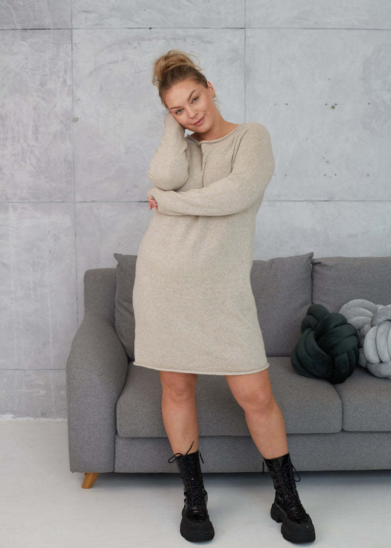 100% Cashmere Sweater Dress – trikicashmere