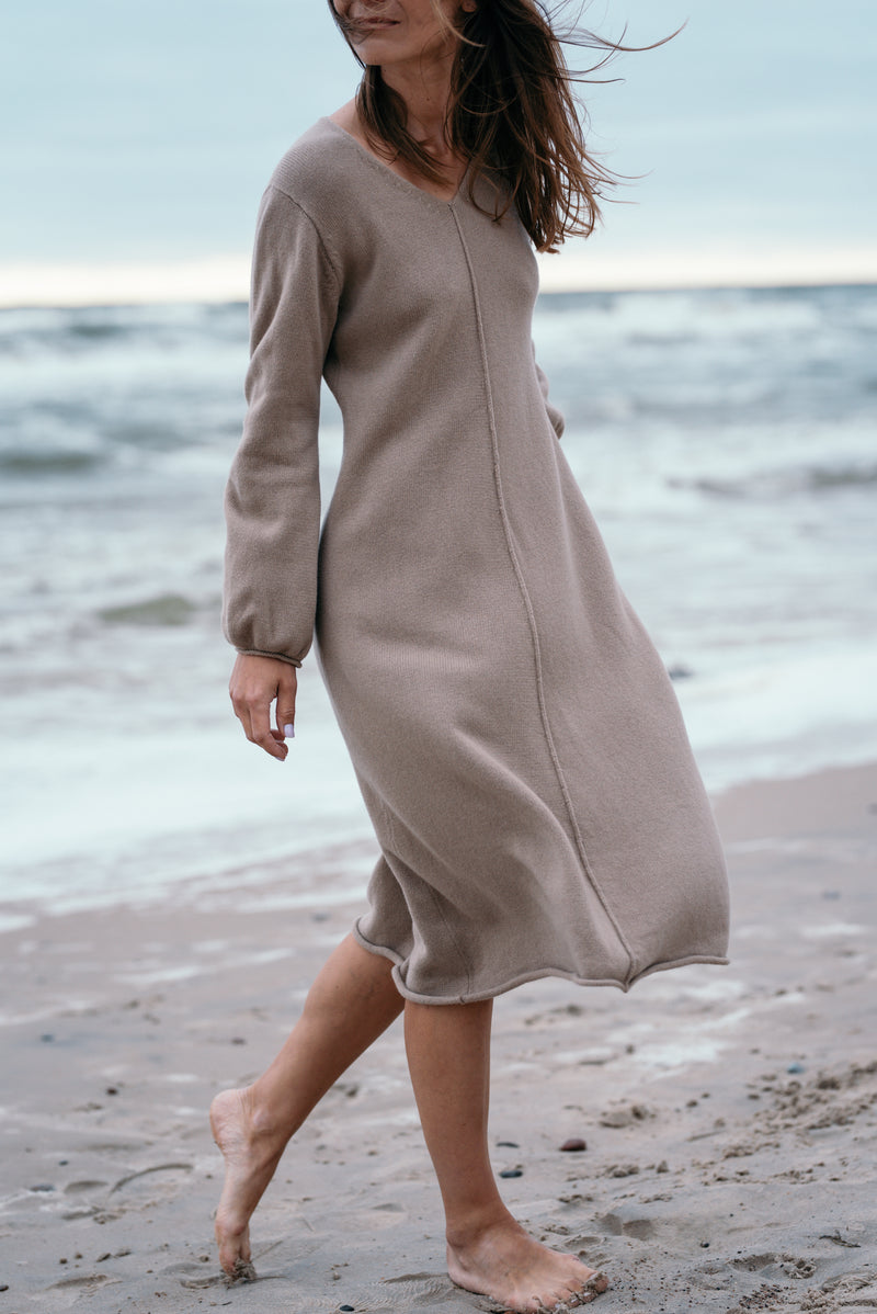 Wool and Cashmere Sweater Dress