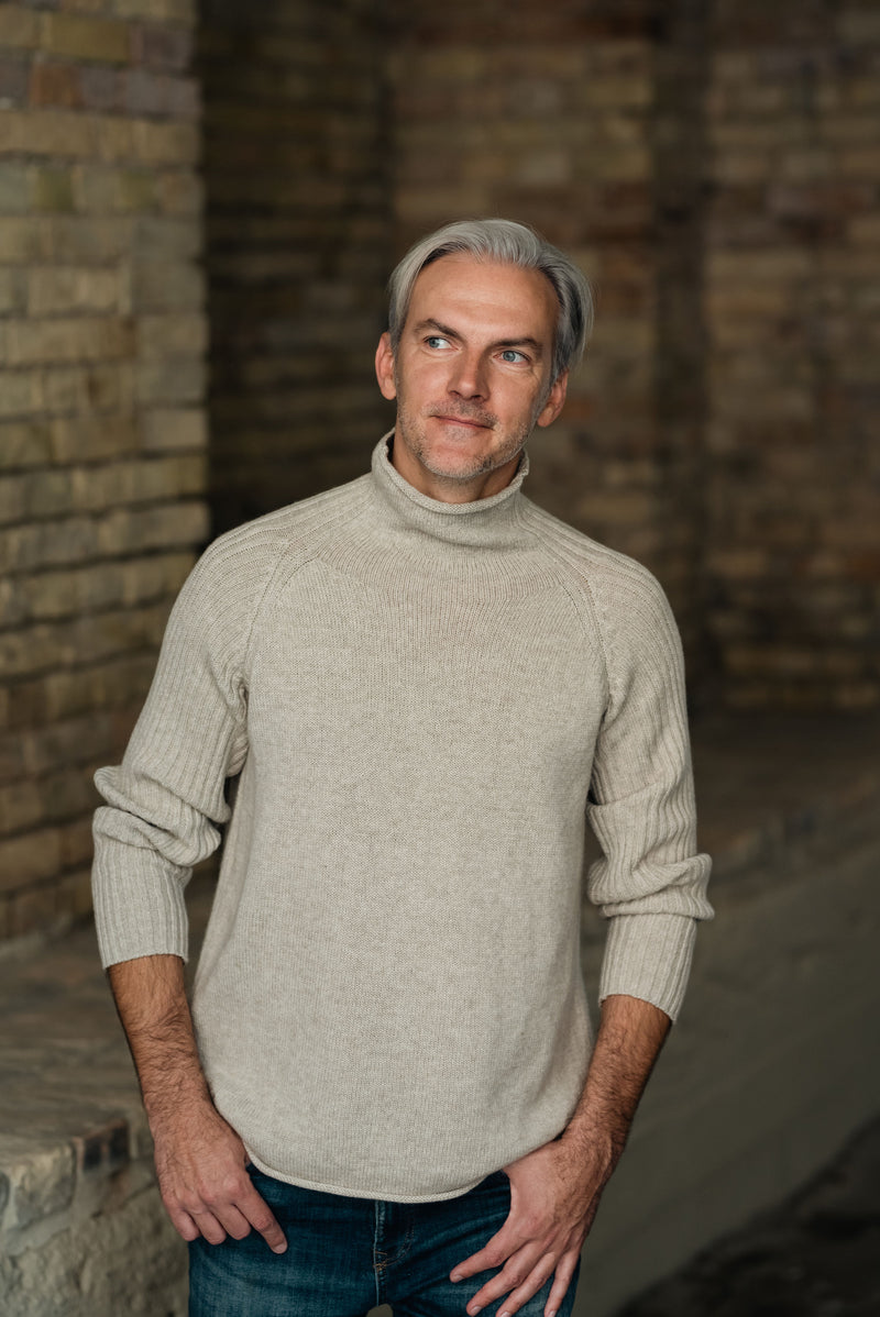 Cashmere and Wool Sweater for Men