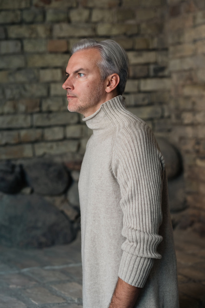 Cashmere and Wool Sweater for Men