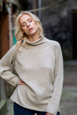 Cashmere and Wool Turtleneck Sweater