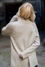 Cashmere and Wool Turtleneck Sweater