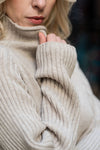 Cashmere and Wool Turtleneck Sweater