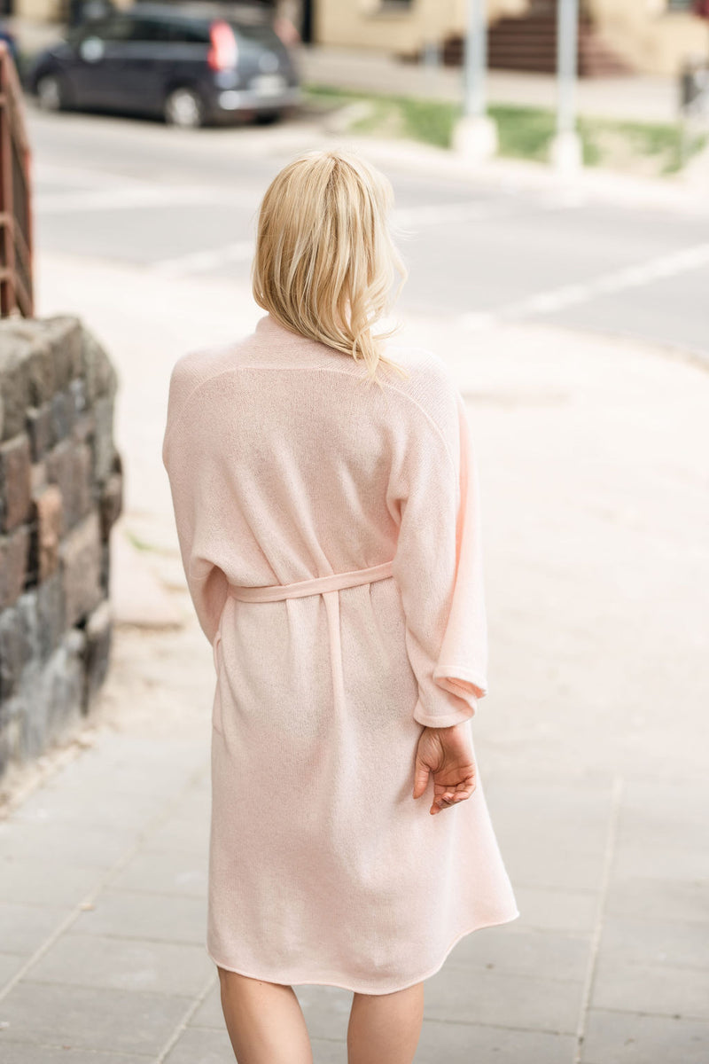 100% Cashmere Bathrobe/kimono with pockets