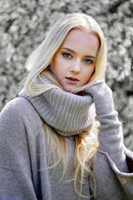100% Cashmere infinity Scarf for Women