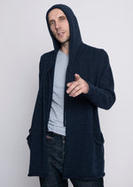 Long Hooded Cardigan for Men
