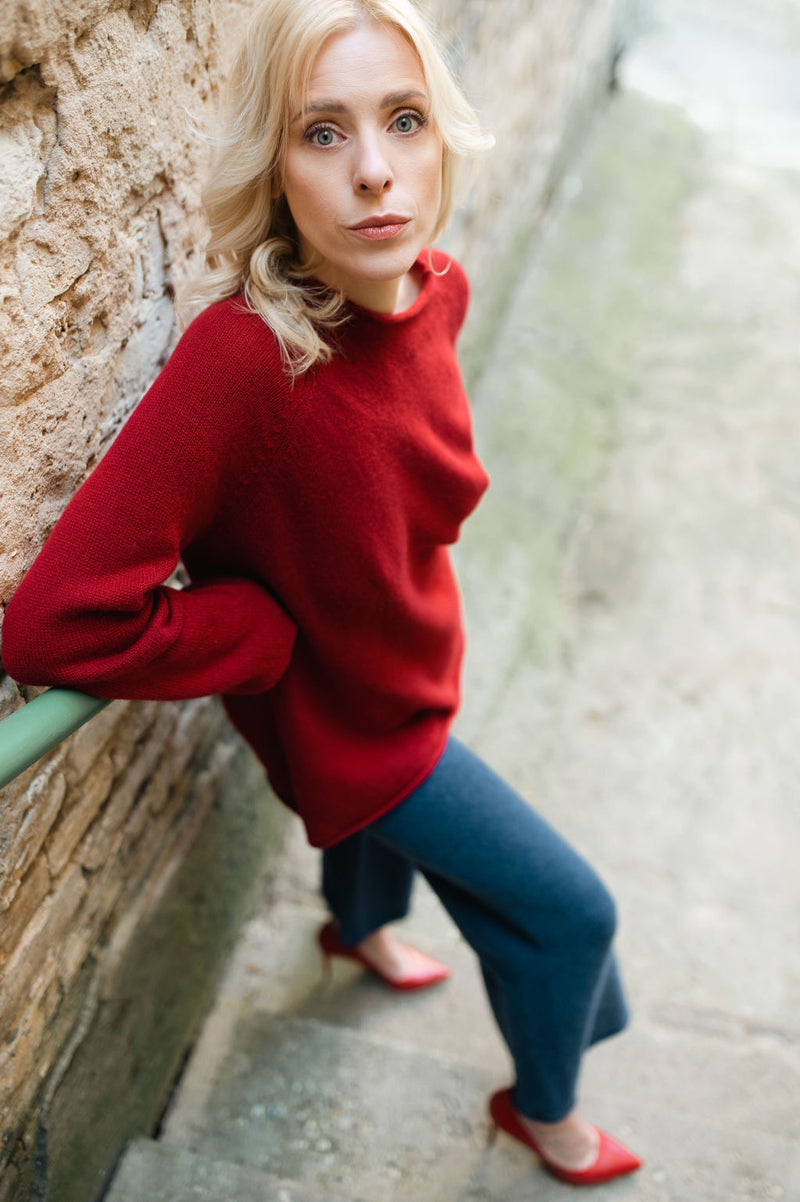 Cashmere and Wool Long Sweater