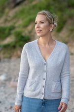 100% Cashmere Oversized knitted Sweater Cardigan