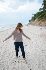 100% Cashmere Oversized knitted Sweater Cardigan