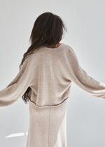 100% Cashmere Slip Dress and short Cardigan set