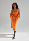 100% Cashmere Slip Dress and short Cardigan set