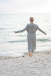 Cashmere and Wool Hooded Robe/Cardigan