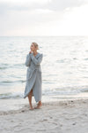 Cashmere and Wool Hooded Robe/Cardigan