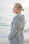 Cashmere and Wool Hooded Robe/Cardigan