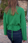 100% Cashmere and Silk Wrap Cardigan