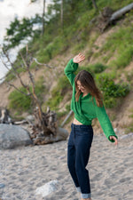 100% Cashmere and Silk Wrap Cardigan