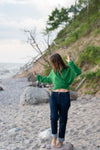 100% Cashmere and Silk Wrap Cardigan
