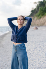 100% Cashmere Oversized knitted Sweater Cardigan
