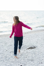 100% Cashmere Knitted Short Sweater