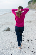 100% Cashmere Knitted Short Sweater