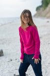 100% Cashmere Knitted Short Sweater