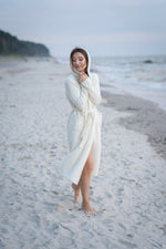 Hooded Long Cardigan with Pockets