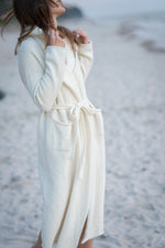 Hooded Long Cardigan with Pockets