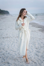 Hooded Long Cardigan with Pockets