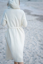 Hooded Long Cardigan with Pockets