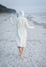 Hooded Long Cardigan with Pockets