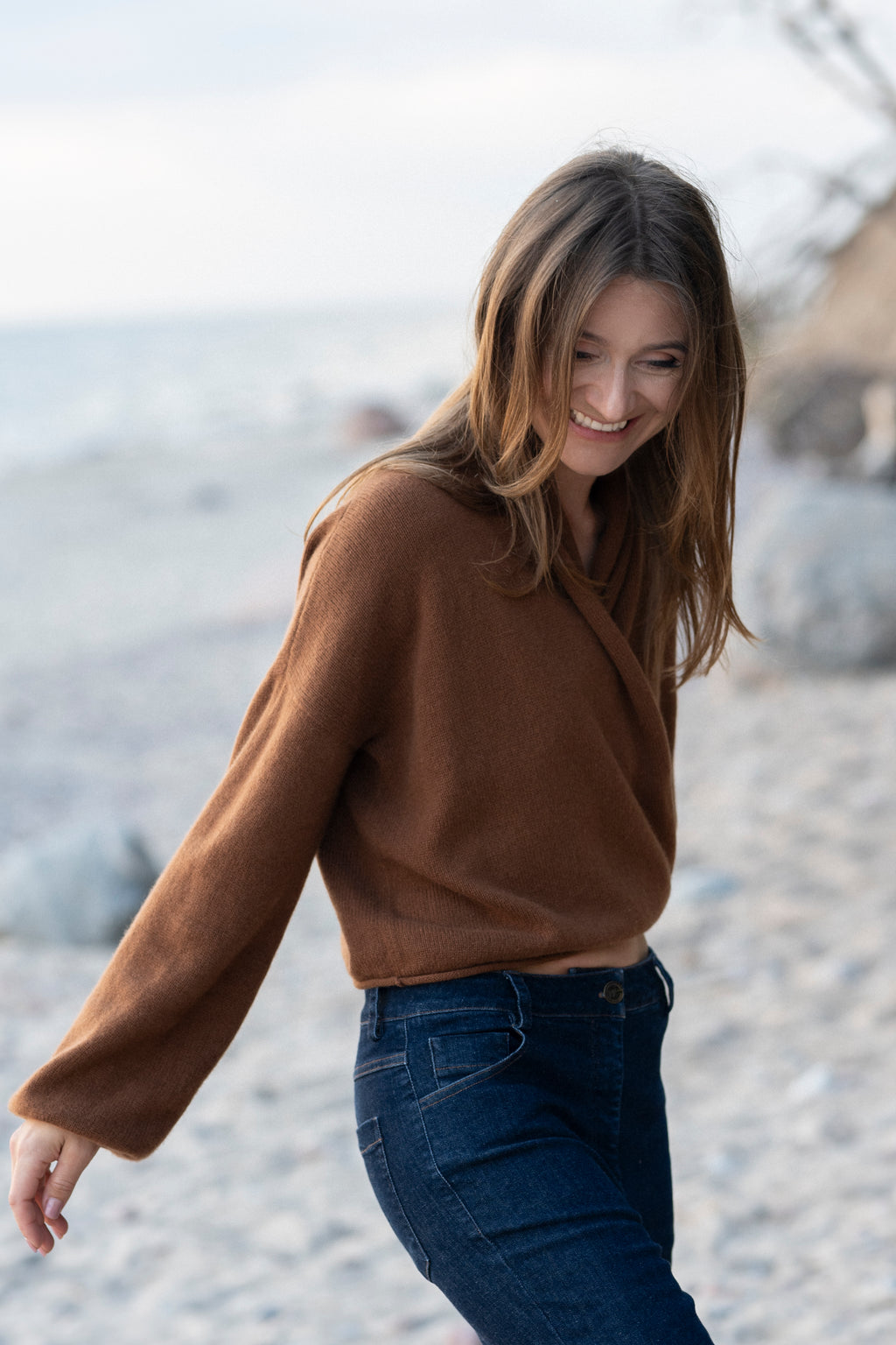 100% Cashmere Wrap Cardigan