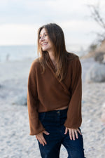 100% Cashmere Wrap Cardigan