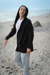 Long Hooded Cardigan for Men