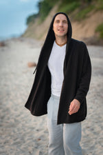 Long Hooded Cardigan for Men