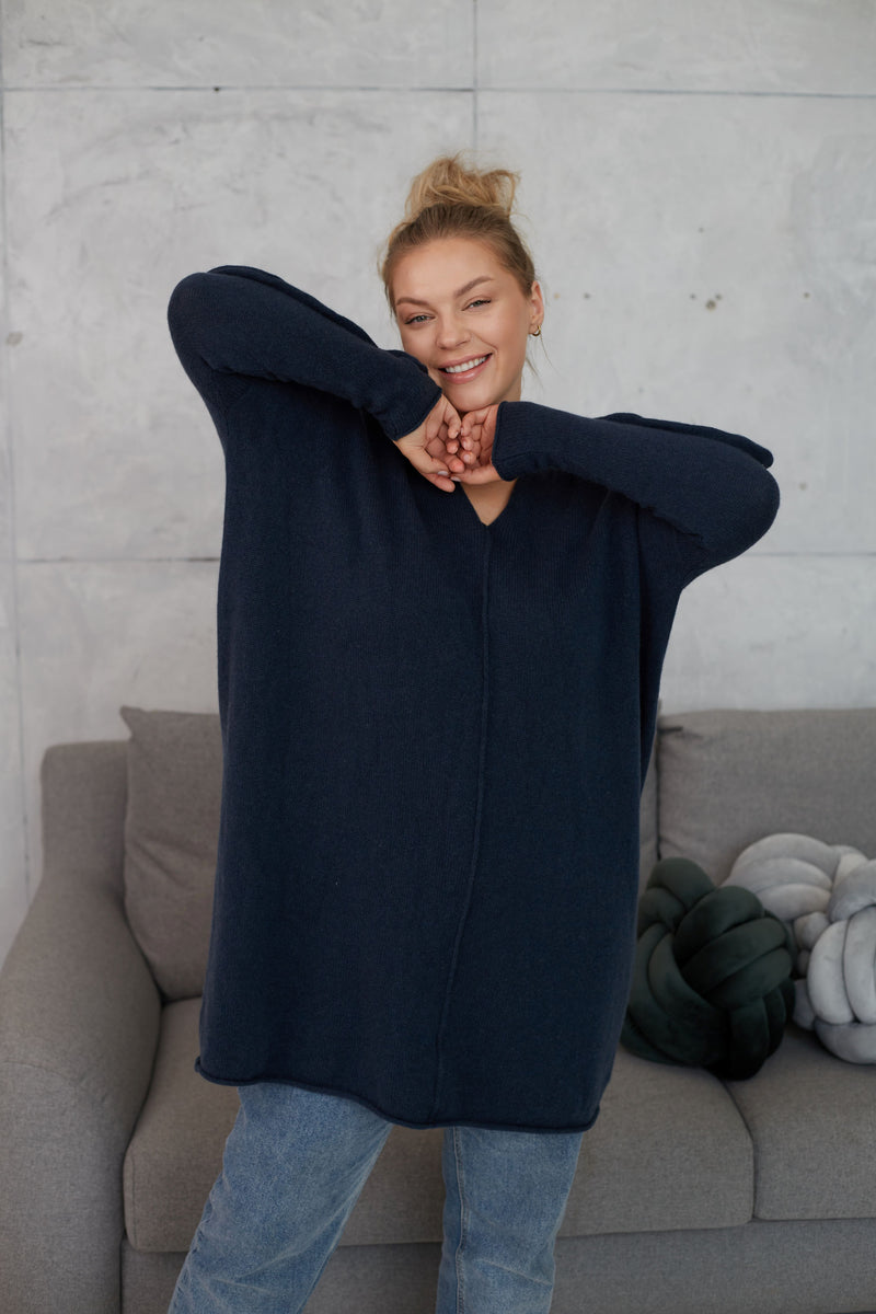 100% Cashmere Oversized Sweater