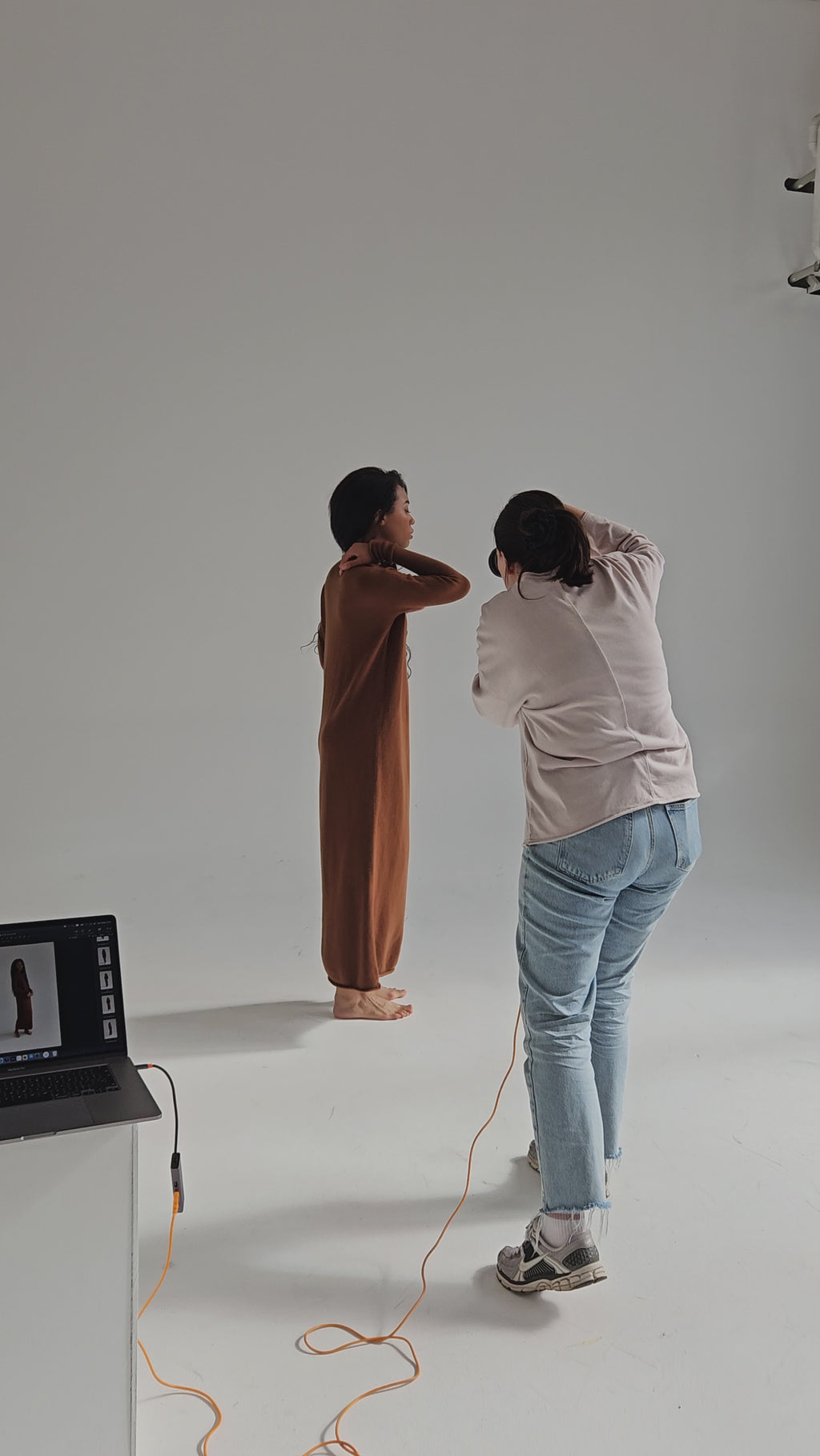 100% Cashmere Long Dress