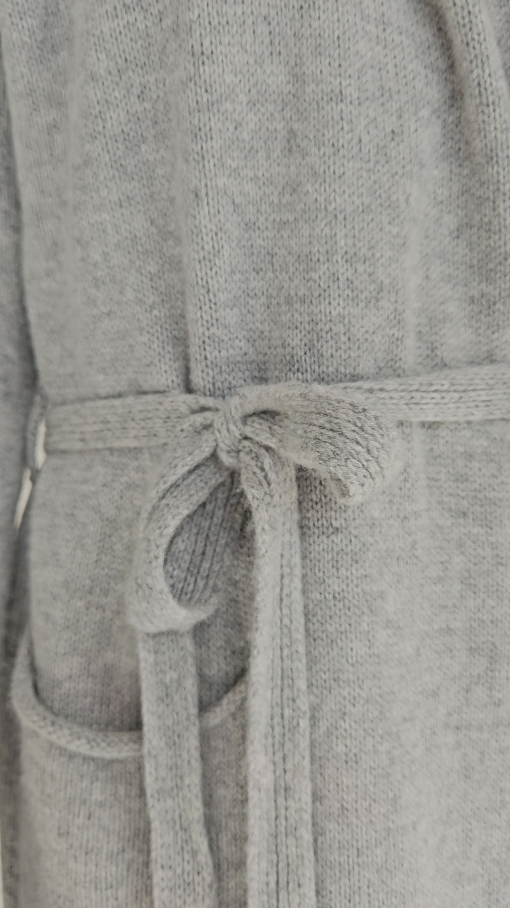 100% Cashmere Hooded Robe/Cardigan