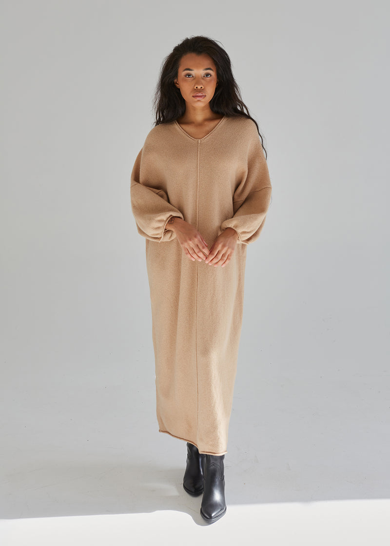 100% Cashmere Long Dress