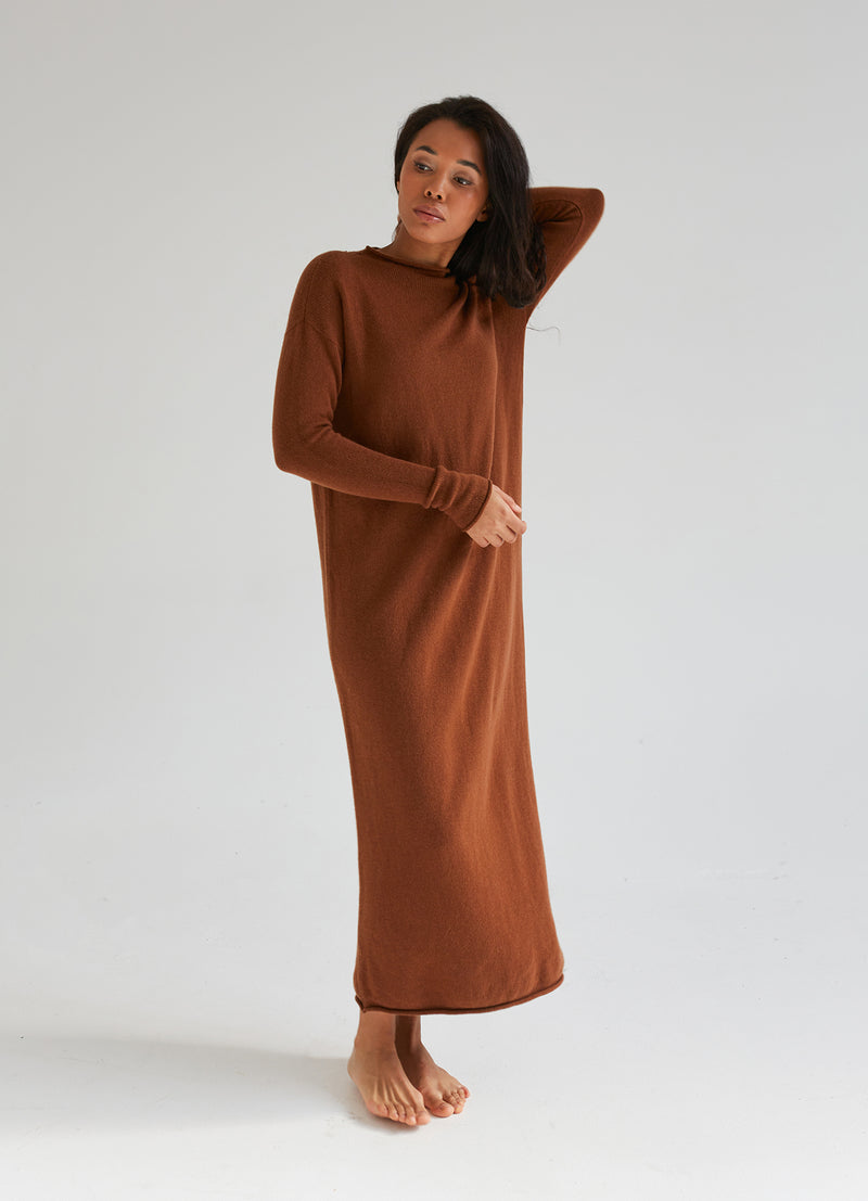 100% Cashmere Long Dress