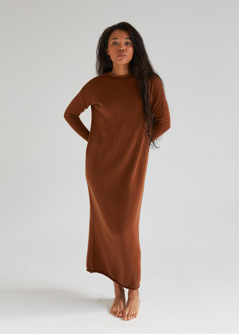 100% Cashmere Long Dress