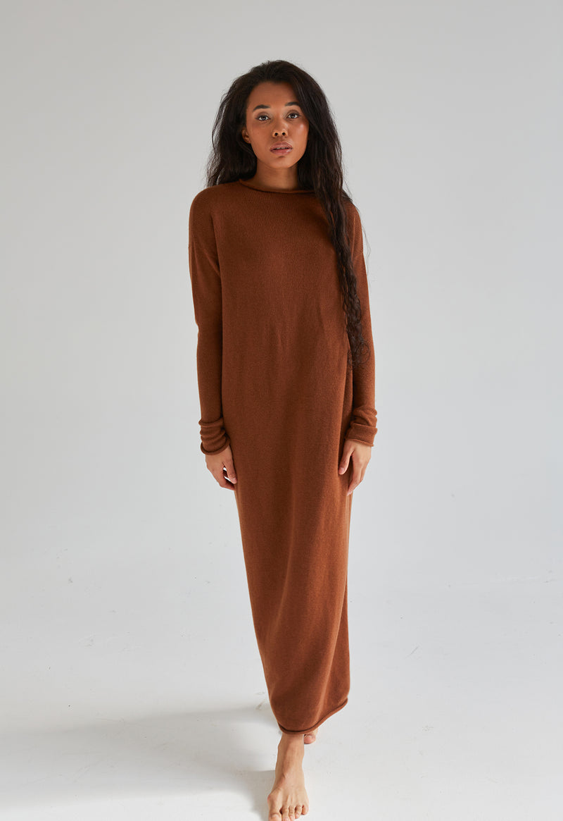 100% Cashmere Long Dress