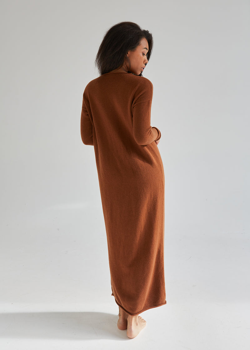 100% Cashmere Long Dress