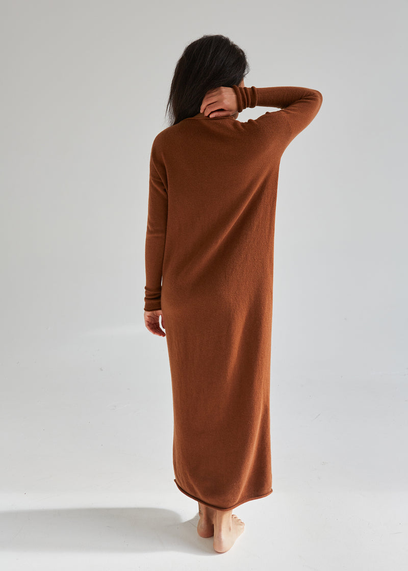 100% Cashmere Long Dress