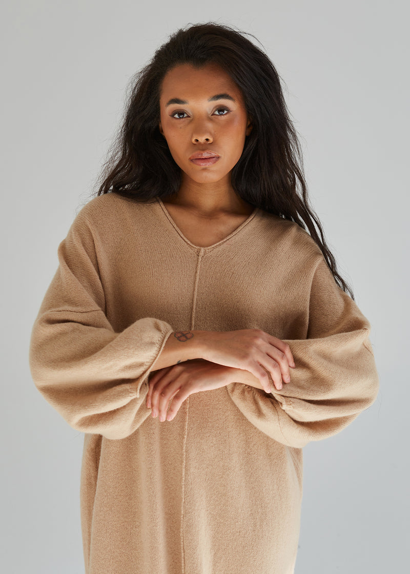 100% Cashmere Long Dress