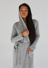 100% Cashmere Hooded Robe/Cardigan