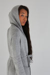 Hooded Long Cardigan with Pockets