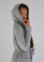 Hooded Long Cardigan with Pockets